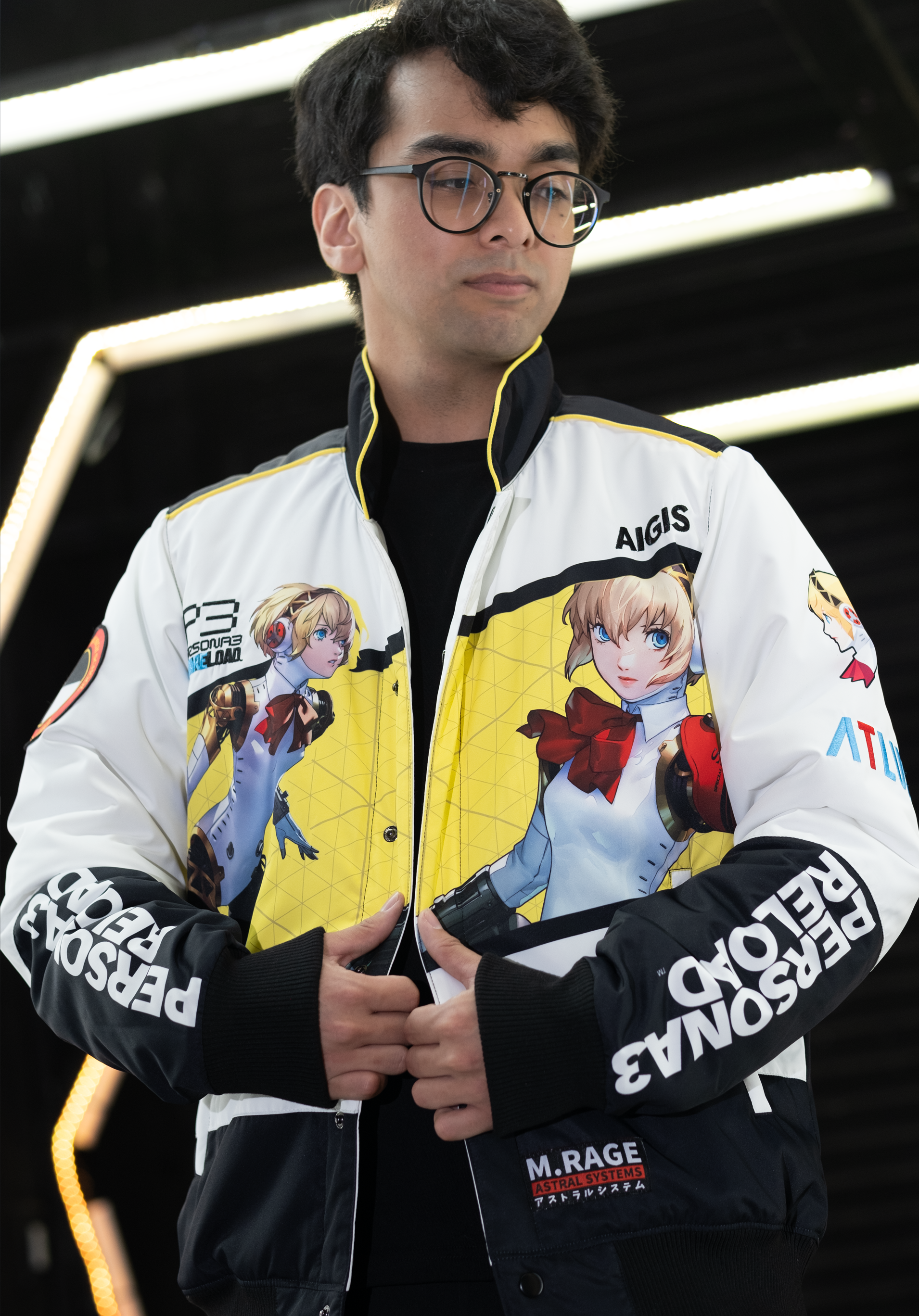 【米国・カナダ限定】M.RAGE PERSONA3 ジャケット ペルソナ3 L Aigis Racing Jacket | Official Persona 3 Reload