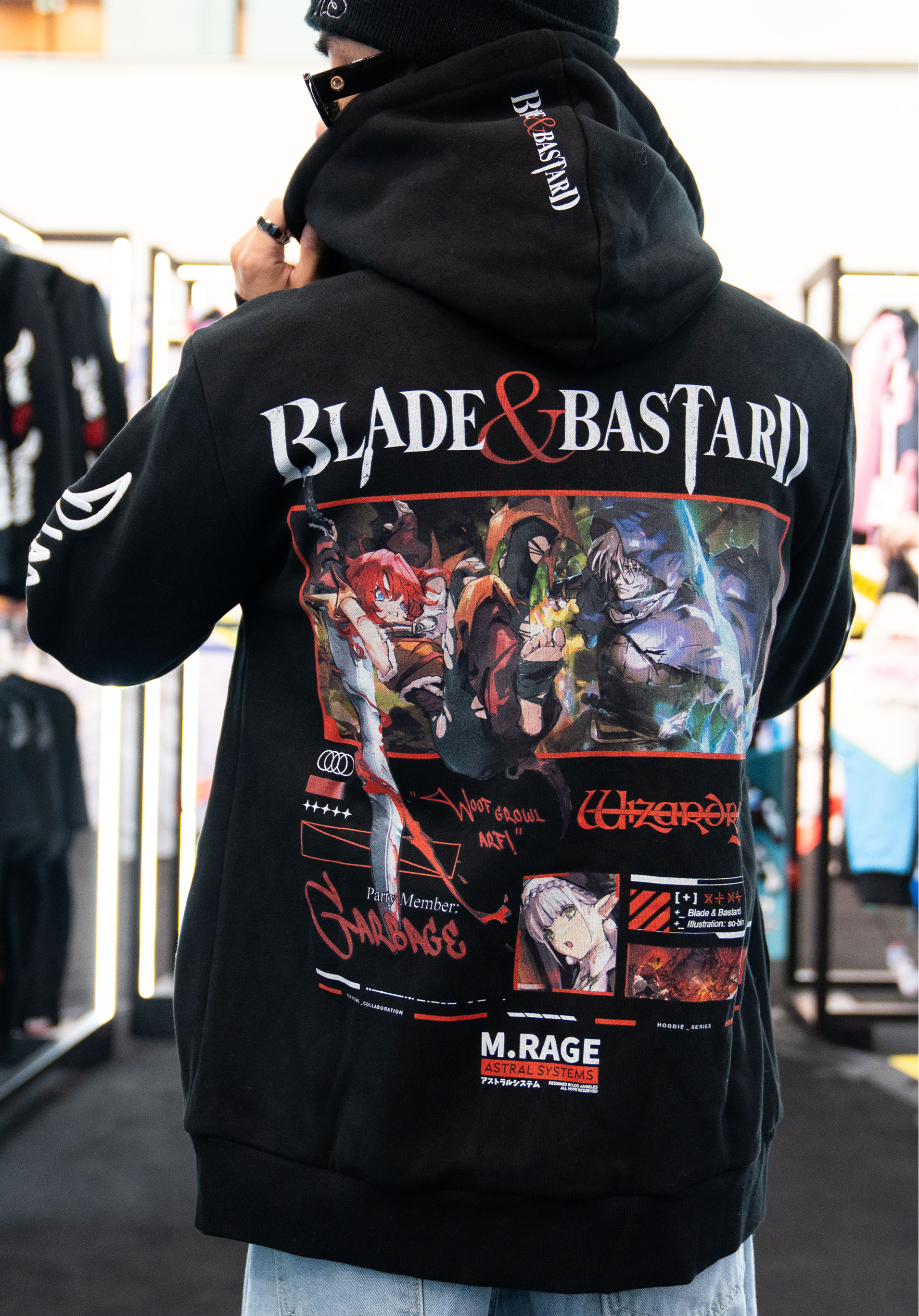 Blade & Bastard Hoodie | Official Guilty Gear -Strive- Merch – M.RAGE Blade & Bastard Hoodie | Official Guilty Gear -Strive- Merch – M.RAGE