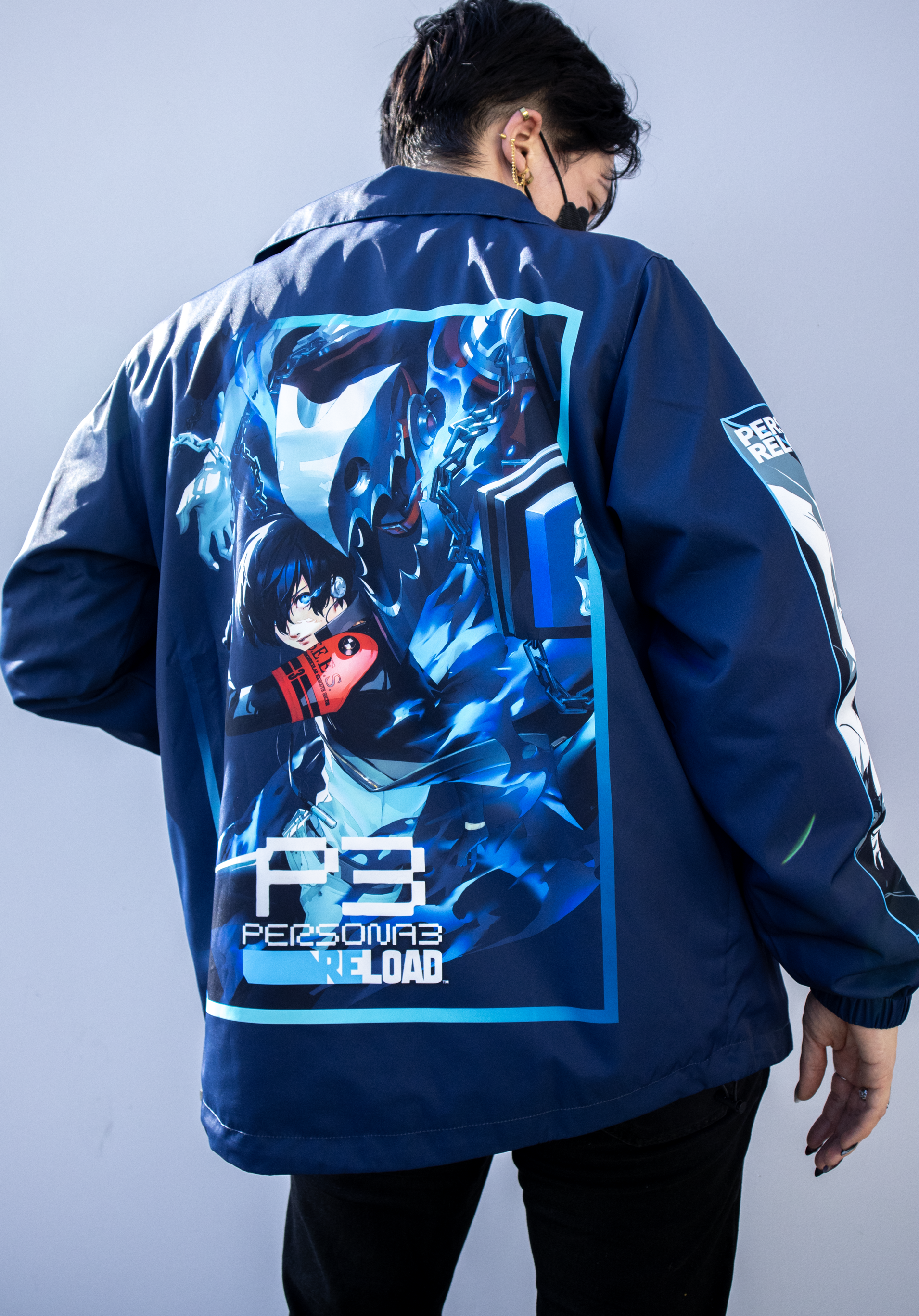 【米国・カナダ限定】M.RAGE PERSONA3 ジャケット ペルソナ3 L Persona 3 Reload Coach Jacket | Official ATLUS Collaboration