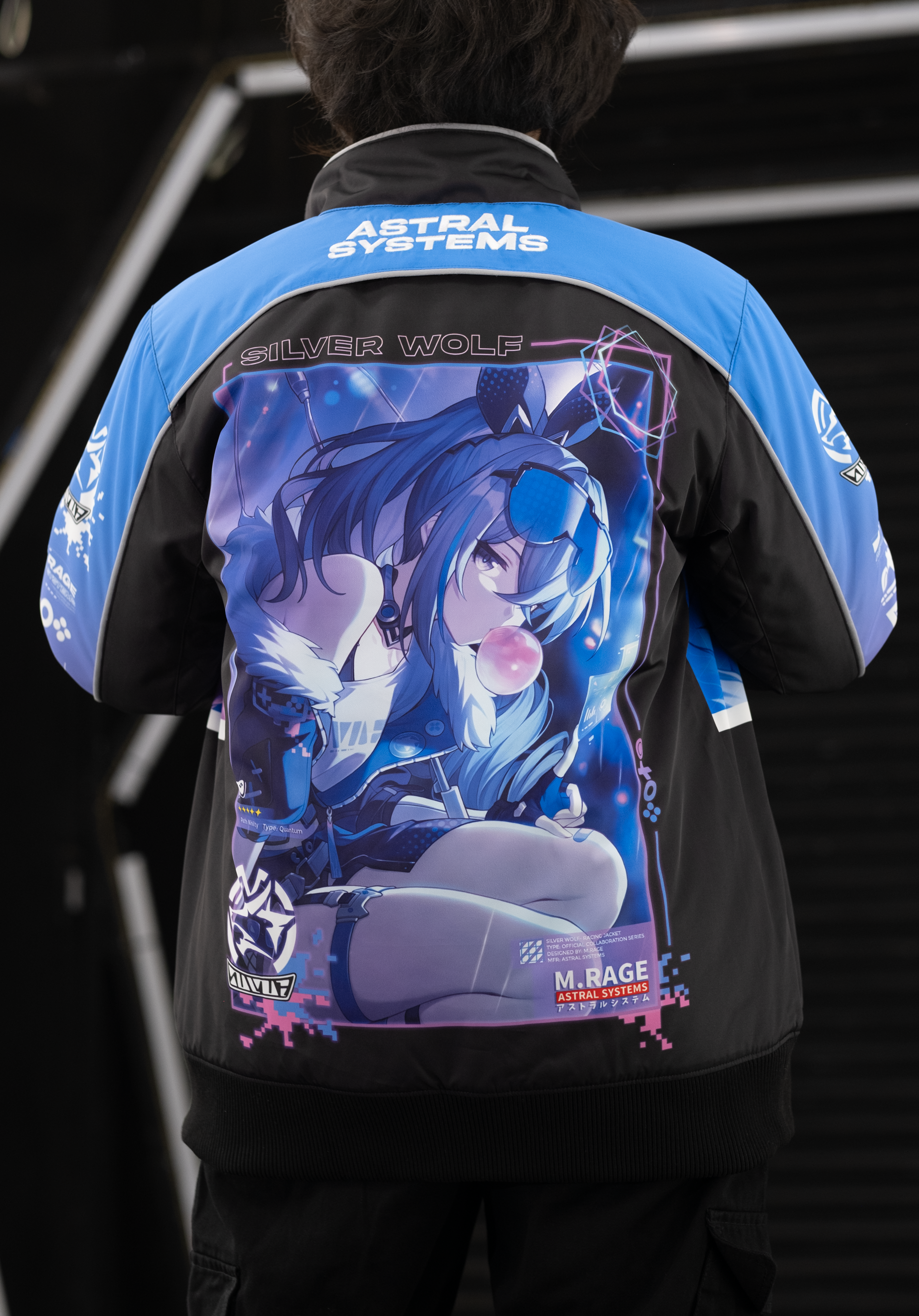 Silver Wolf Racing Jacket | Honkai: Star Rail Collaboration – M.RAGE Silver Wolf Racing Jacket | Honkai: Star Rail Collaboration – M.RAGE