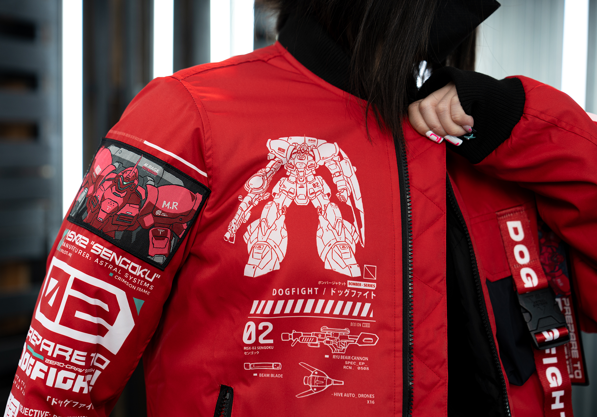 Premium Anime Jacket | BOOMSLANK X M.RAGE: DOGFIGHT Sengoku Premium Anime Jacket | BOOMSLANK X M.RAGE: DOGFIGHT Sengoku