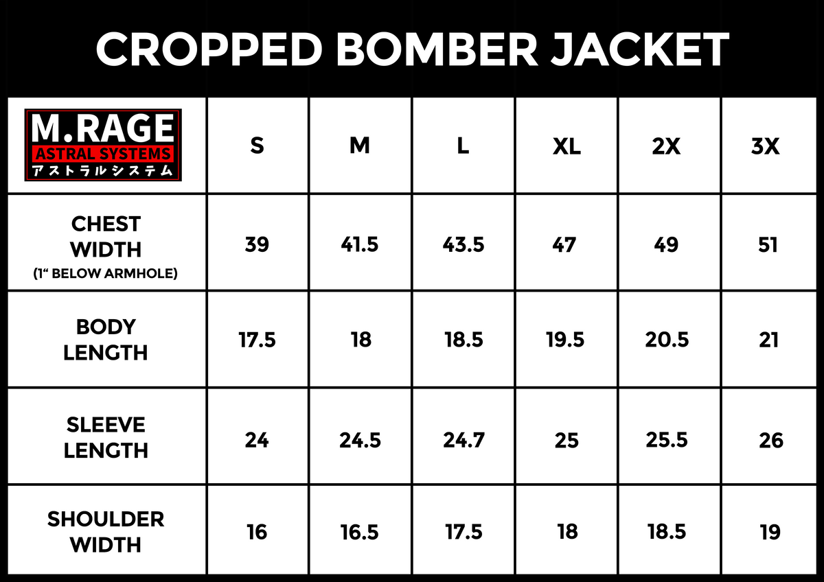 Sizing – M.RAGE