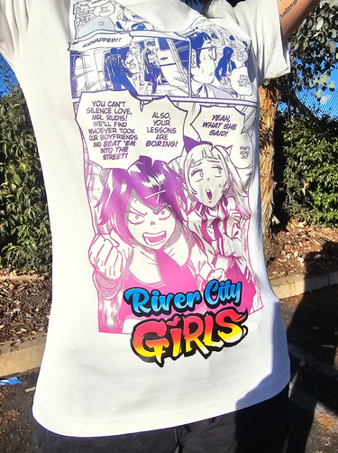 T-SHIRT SERIES: RIVER CITY GIRLS (WHITE)